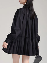 Robe courte à boutonnage simple Reya